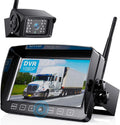 ZEROXCLUB Wireless Backup Camera HD 1080P IP69K Waterproof Night Vision 7'' DVR Split Touch Monitor for Truck/RV/Trailer/Bus-B701