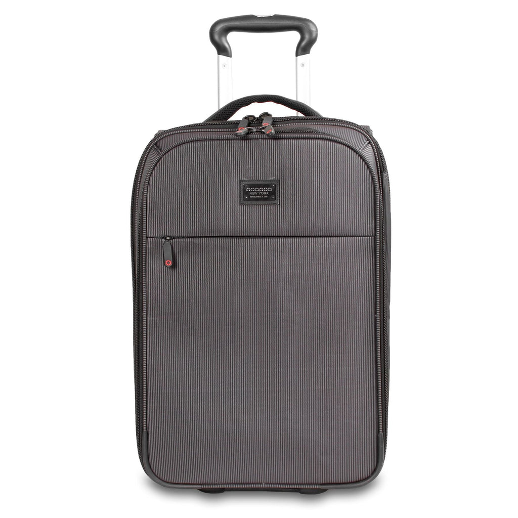 J World Bay Business Carry-on Rolling Backpack for Travel and Commute, Black