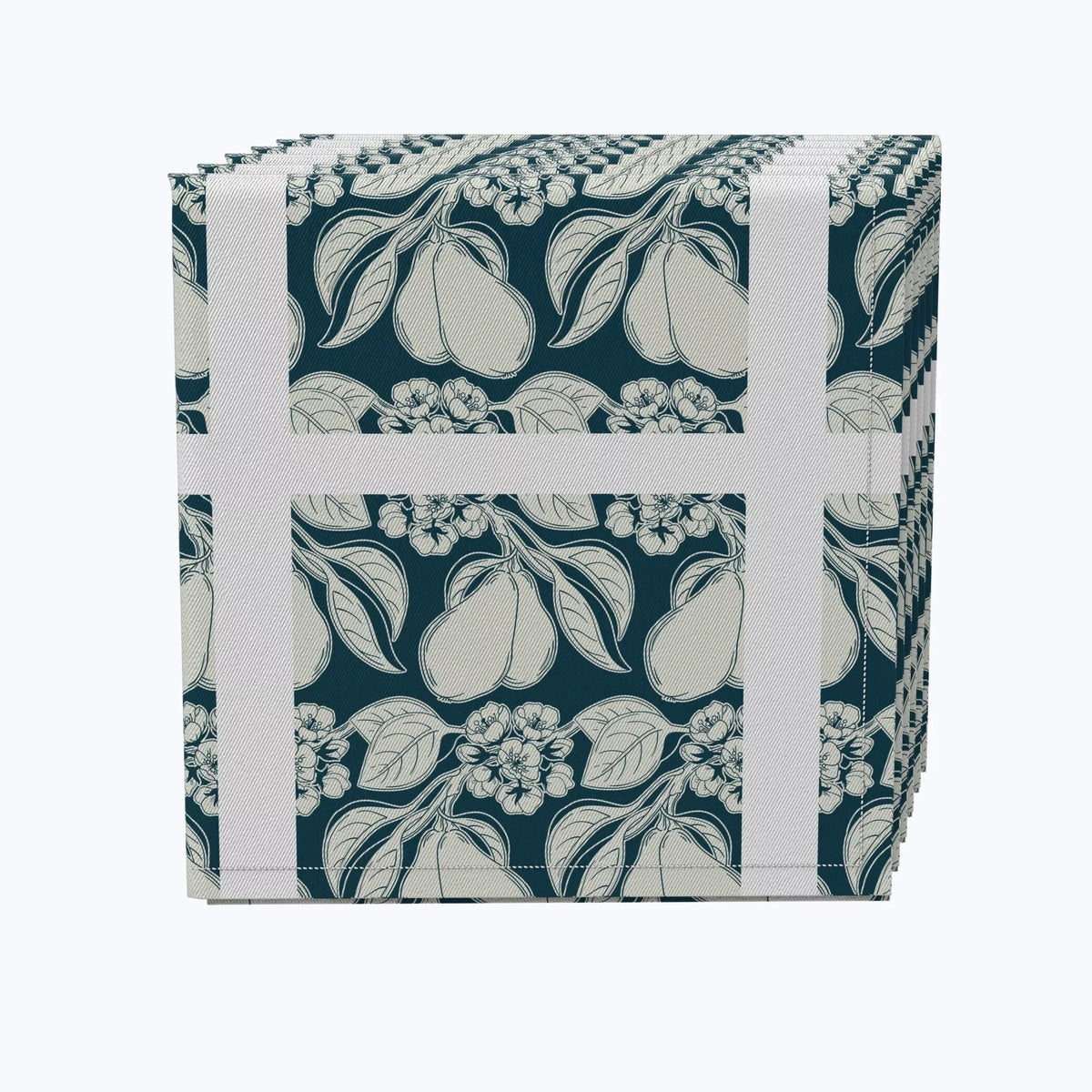 Fabric Textile Products, Inc. Napkin Set of 4, 100% Cotton, 20x20", Floral 98 - 20 x 20
