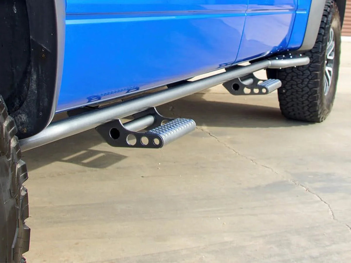 N-Fab by RealTruck Rkr Rails | Textured Black | T074Rkrqc | Suitable with 2007-2021 Toyota Tundra Double Cab All Beds, SRW Gas