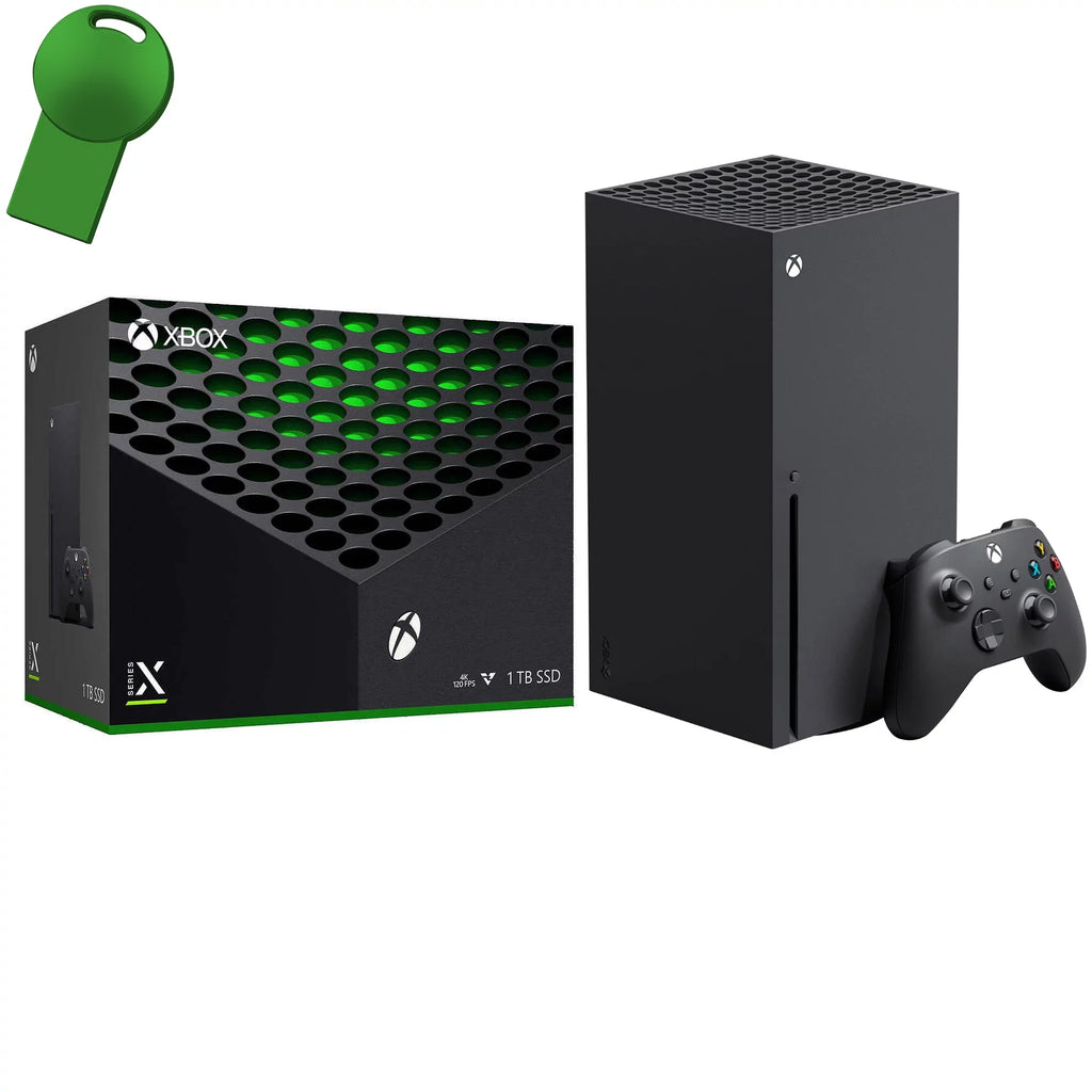 Microsoft Xbox Series X 1TB SSD Video Gaming Console + 1 Xbox Wireless Gaming Controller - 16GB GDDR6 RAM, Black, 8X Cores Zen 2 CPU, 802.11AC WiFi, 8K HDR, 4K UHD Blu-Ray - 64GB USB Flash Drive