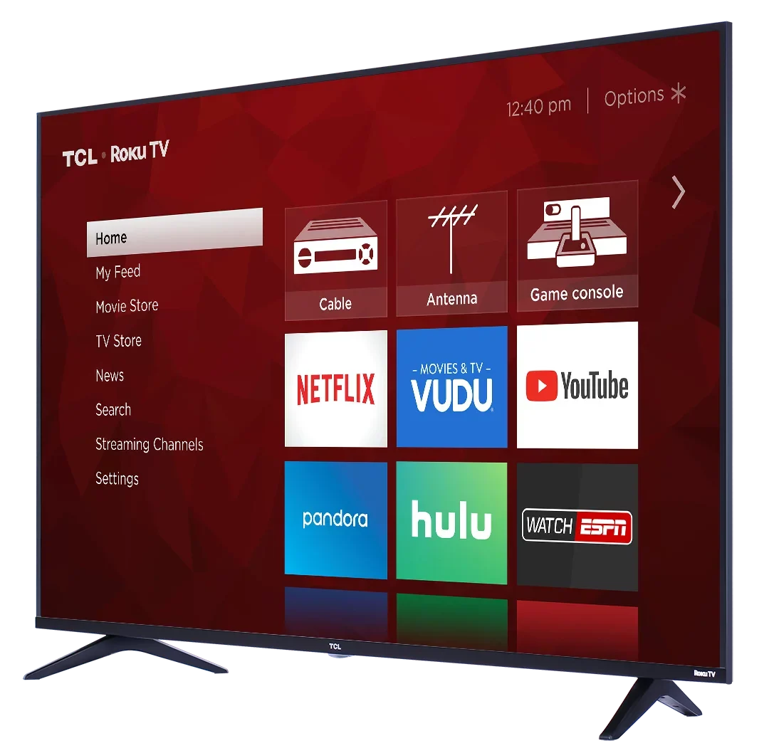 TCL 49" Class 4K Ultra HD (2160p) Dolby Vision HDR Roku Smart LED TV (49S517)