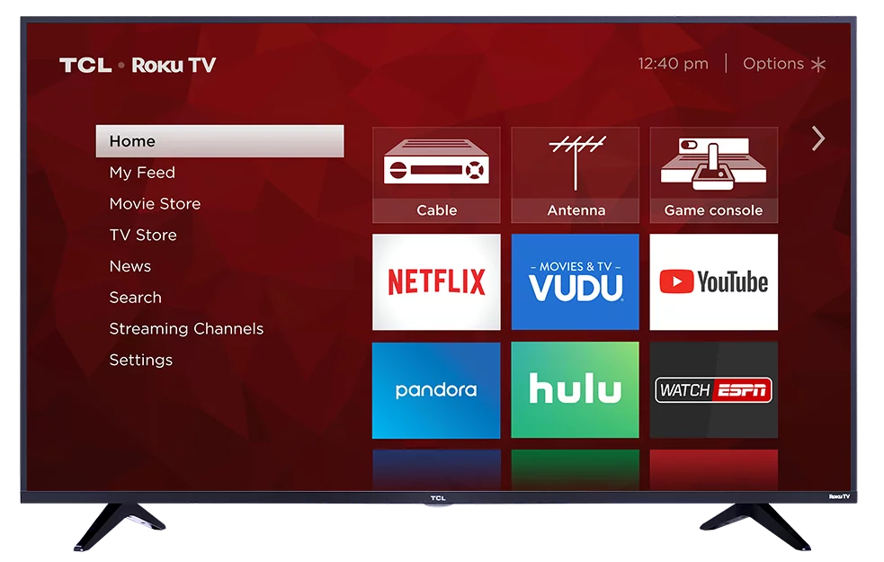 TCL 49" Class 4K Ultra HD (2160p) Dolby Vision HDR Roku Smart LED TV (49S517)