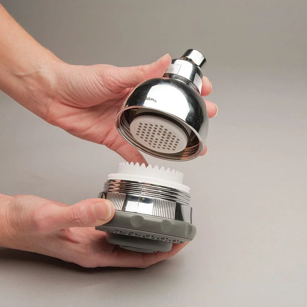 Culligan WSH-C125 Wall-Mounted Filtered Shower Head with Massage, Chrome Finish