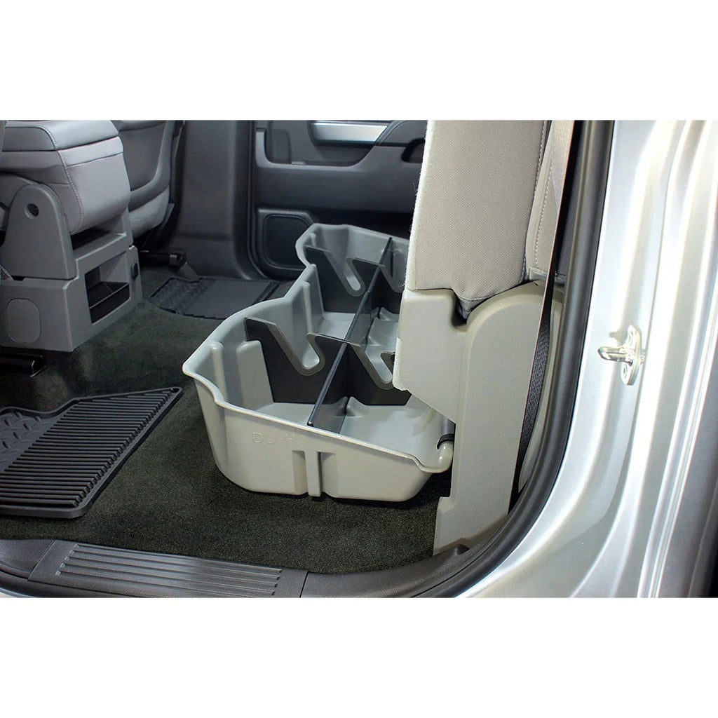 DU-HA 2014-18 Chevy GMC Under Seat Truck Storage Container Organizer Gun Rack