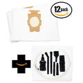 24 Replacement Kirby Generation 3 Vacuum Bags with 7-Piece Micro Vacuum Attachment Kit - Matching Kirby 204811, Universal Vacuum Bags. Fits Style F, G and Sentria Models. (12-Pack, 2 Bags Per Pack)