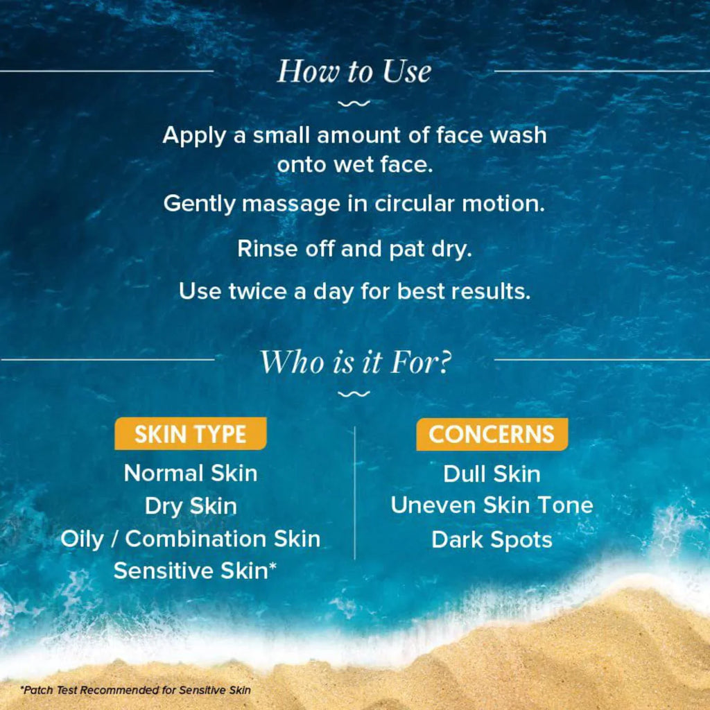 Aqualogica Glow+ Smoothie Face Wash for Deep Cleansing Skin Brightening with Vitamin C Papaya | 100 g