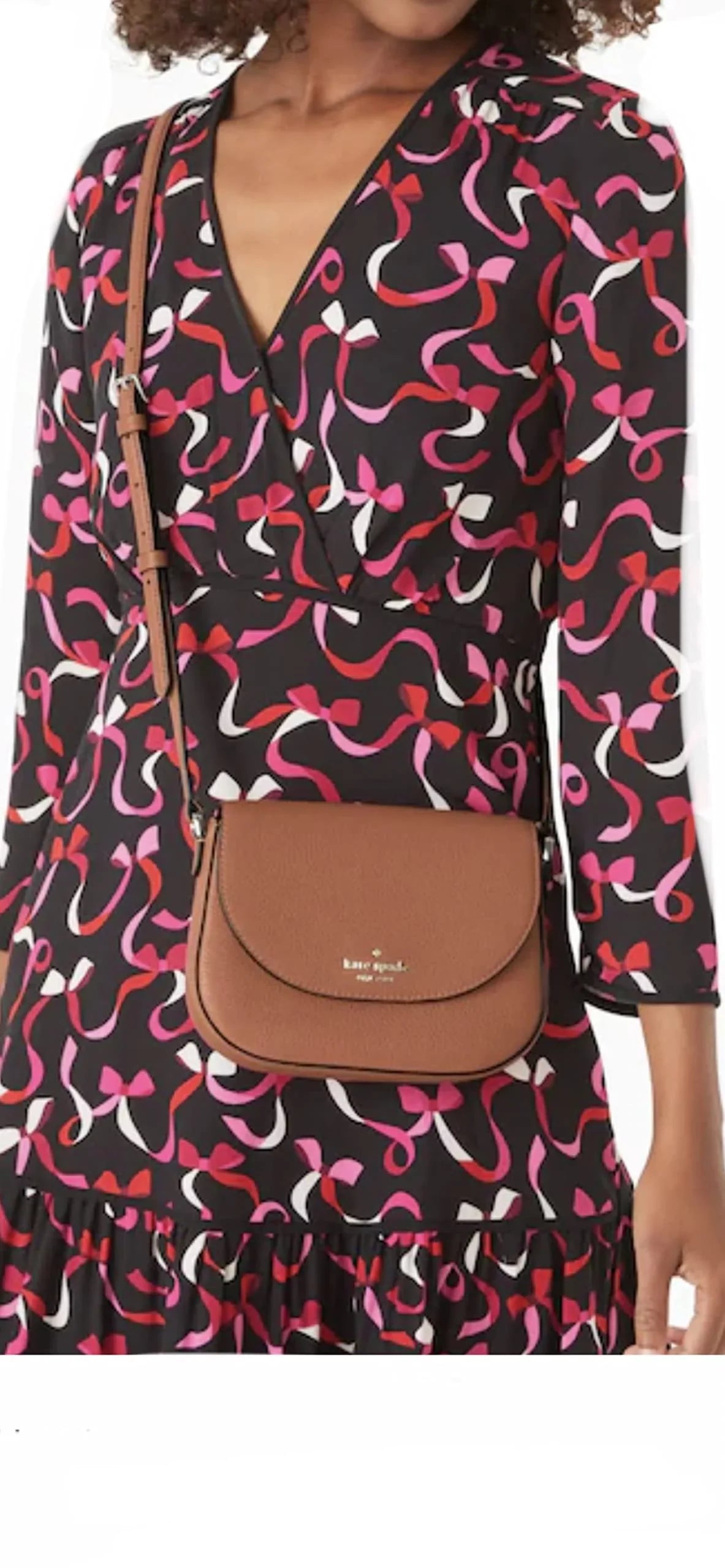 Kate Spade Leila Mini Flap Crossbody (Warm ginger)