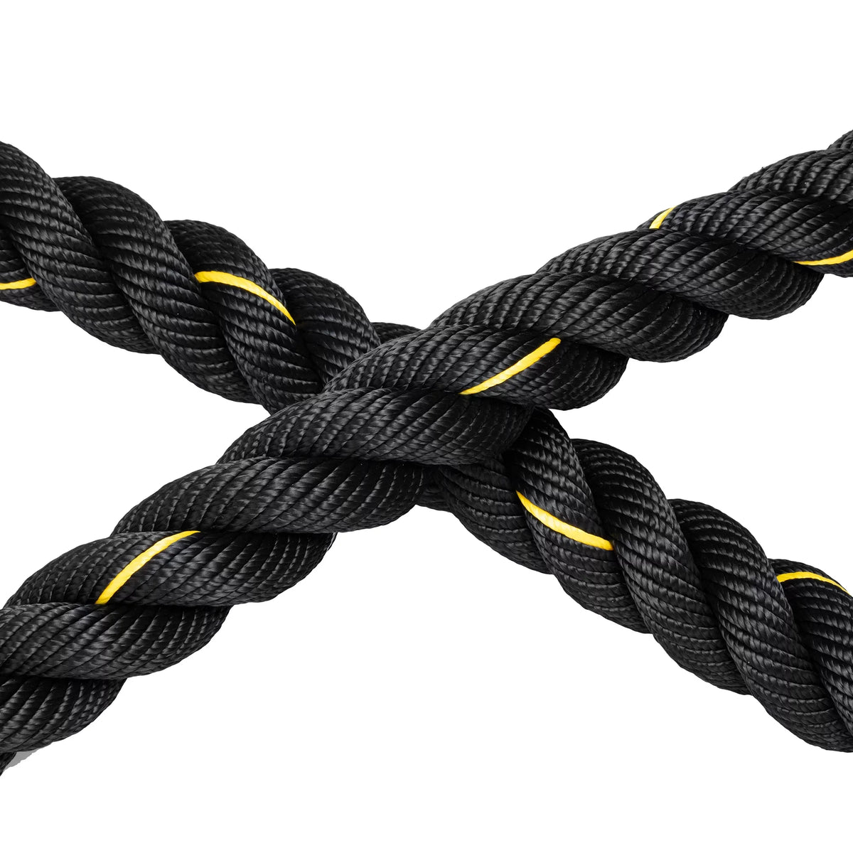 1.5" Training Rope Battle Rope Workout Training Undulation Rope, 50ft Length Fitness Battle Rope Heavy Duty Gym Fitness Workout Combat Battle Ropes for Strength Power Training, 15M