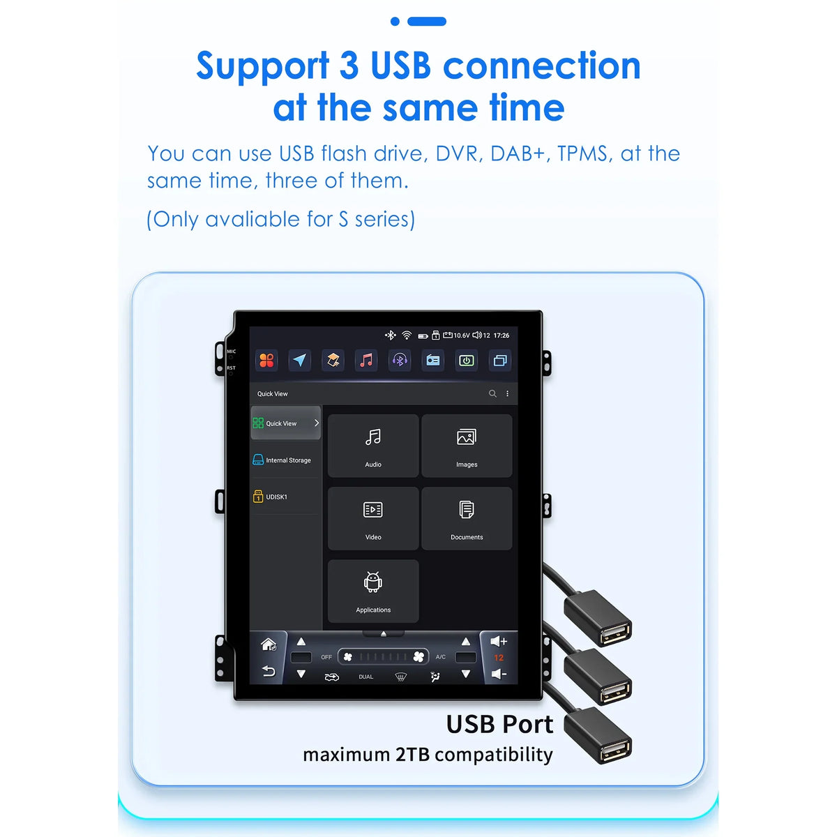 Apple Carplay Android 13.0 Wifi Bluetooth 4+32GB RDS 9.7" Car Stereo Radio Head Unit GPS Navigation Player For Ford Focus 2011 2012 2013 2014 2015 2016 2017 2018 2019