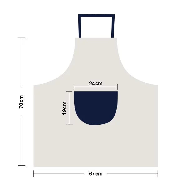 Energy Sports Music Vitality Sounds Apron Adjustable Bib Cotton Linen BBQ Kitchen Pocket Pinafore