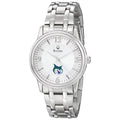 Men's Bulova Silver Georgia College Bobcats Stainless Steel Quartz Watch