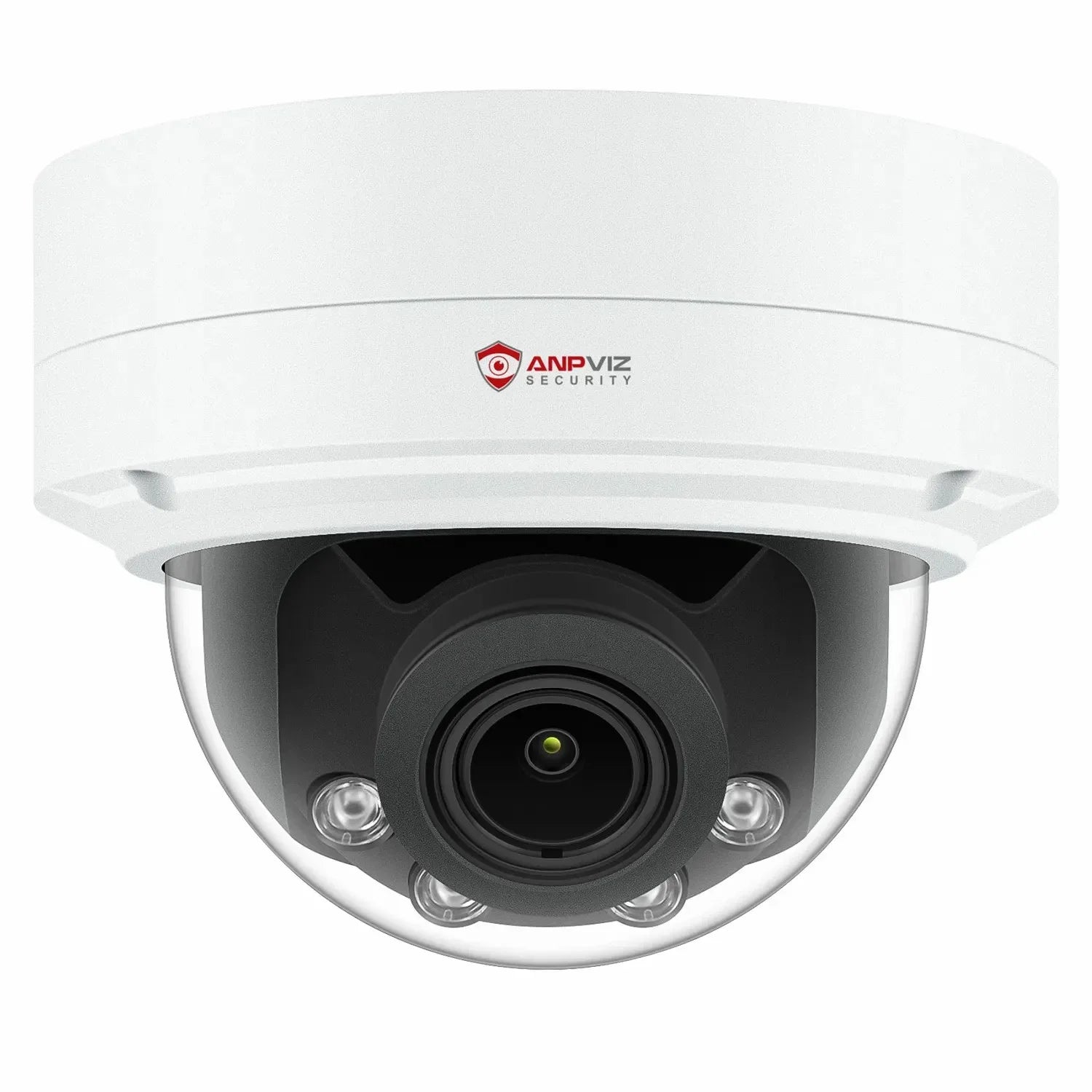 ANPVIZ 8MP IP Camera 4X Zoom Camera Support Human Vehicle Detection 30m IR Distance Built in Mic H.265 IP66