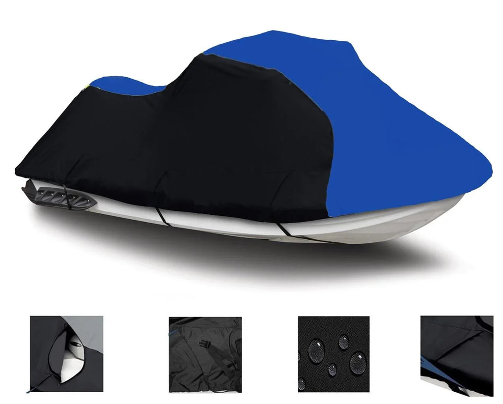 BLACK / BLUE HEAVY-DUTY Coating Fitting for Sea Doo Sea-Doo GTX DI 2002 2003 / 4-Tec SC 2003 2004 2005 / WAKE 2005 2006 2007 2008 JetSki Jet Ski PWC Shield