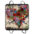 GCKG Wallpaper Stars Flowers Heart Emotions Colorful Pet Car Seat Shield Dog Car Seat Mat Hammock Cargo Mat Trunk Mat For Cars Trucks and SUV 54x60 inches