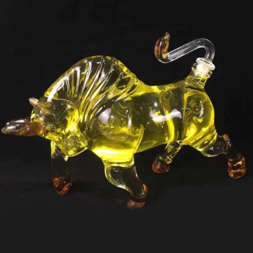 Novelty Decanter Bull Shaped Style 1500ml Glass for Brandy Vodka