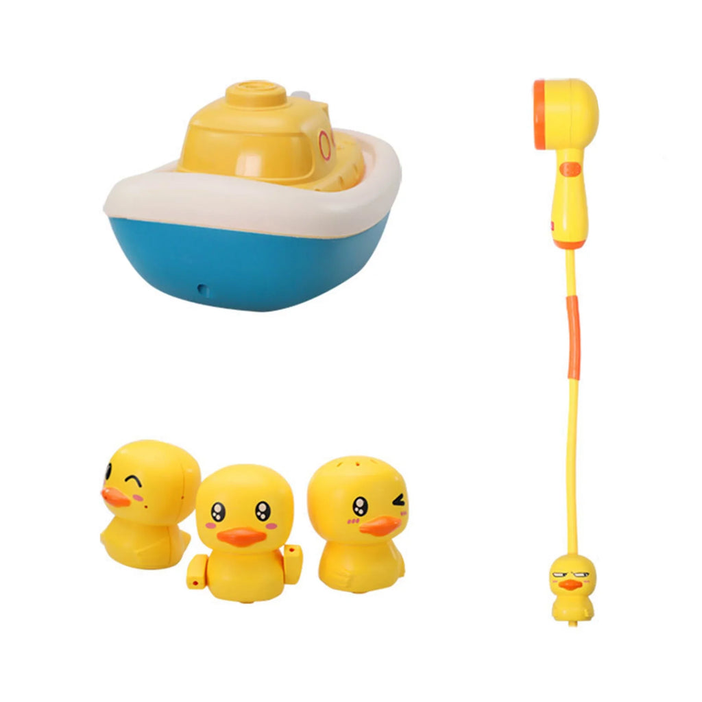 IMISSILLEB Baby Funny Bath Toys Shower Head with Spraying Duck for Kids Toddler Bathtub Water Toys Birthday Gift