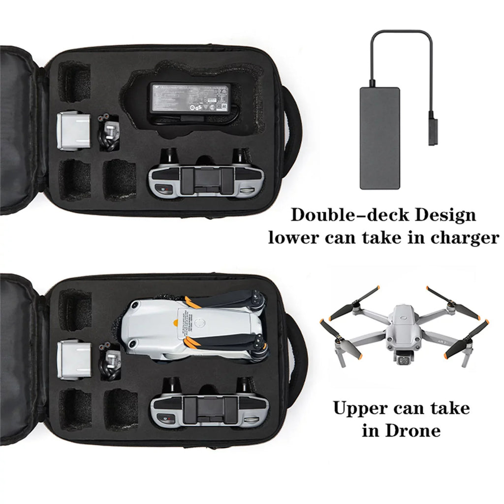 Bescita Shoulder Bag For Dji Air 2S Shockproof Canvas Storage Bag Charge Station Design