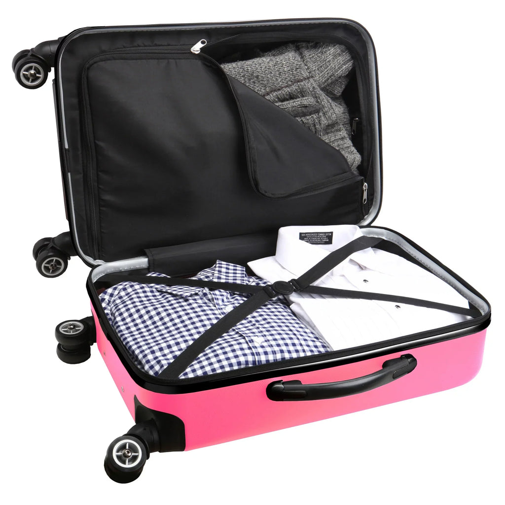 MOJO Pink Washington Nationals 21" 8-Wheel Hardcase Spinner Carry-On Luggage