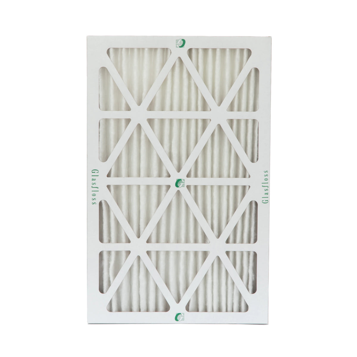 3 Pack of 16x25x2 MERV 13 Pleated 2" Inch Air Filters by Glasfloss. Actual Size: 15-1/2 x 24-1/2 x 1-3/4