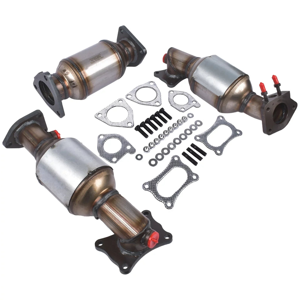 Mustrod Complete Catalytic Converters for Honda Pilot 3.5L 2009-2015 45131 45132 16447