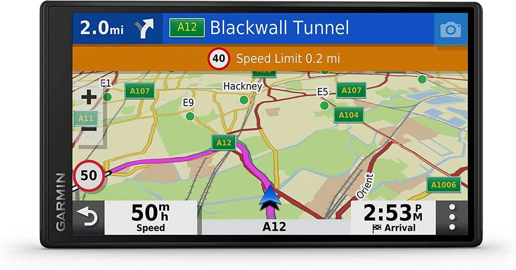 Garmin DriveSmart 55 Mt-D 5.5 inch Sat Nav with Edge to Edge Display, Map Updates for UK, Ireland and Full Europe, Digital Traffic, Bluetooth Hands-Free Calling, Voice Commands and Smart Features