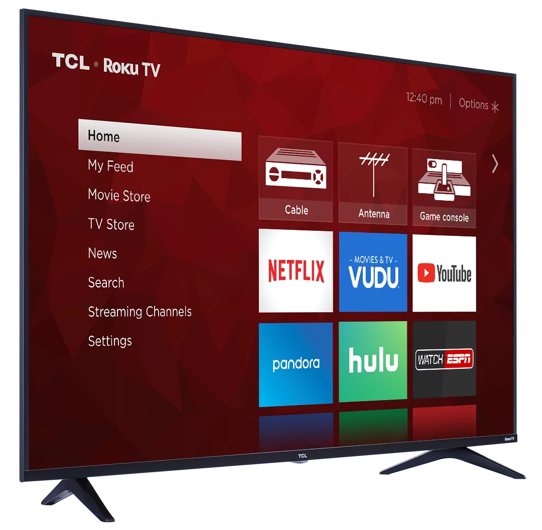 TCL 49" Class 4K Ultra HD (2160p) Dolby Vision HDR Roku Smart LED TV (49S517)