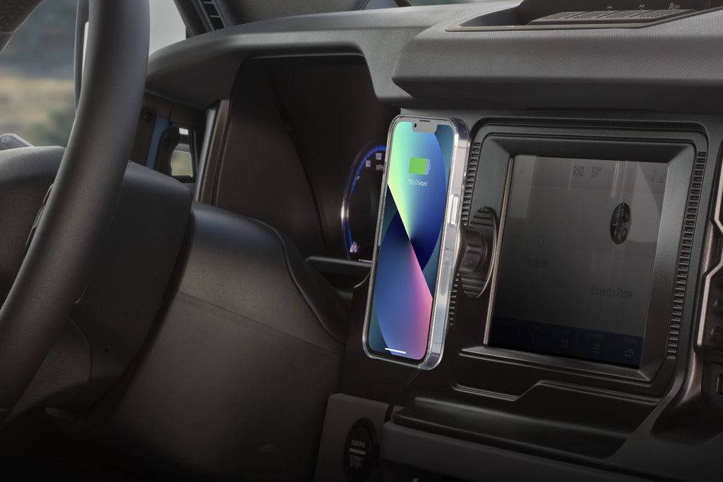 Scosche MPQ5DV-SP1 Dash/Vent Magnetic Wireless Charging Mount Fitting W/ MagSafe iPhone, Galaxy