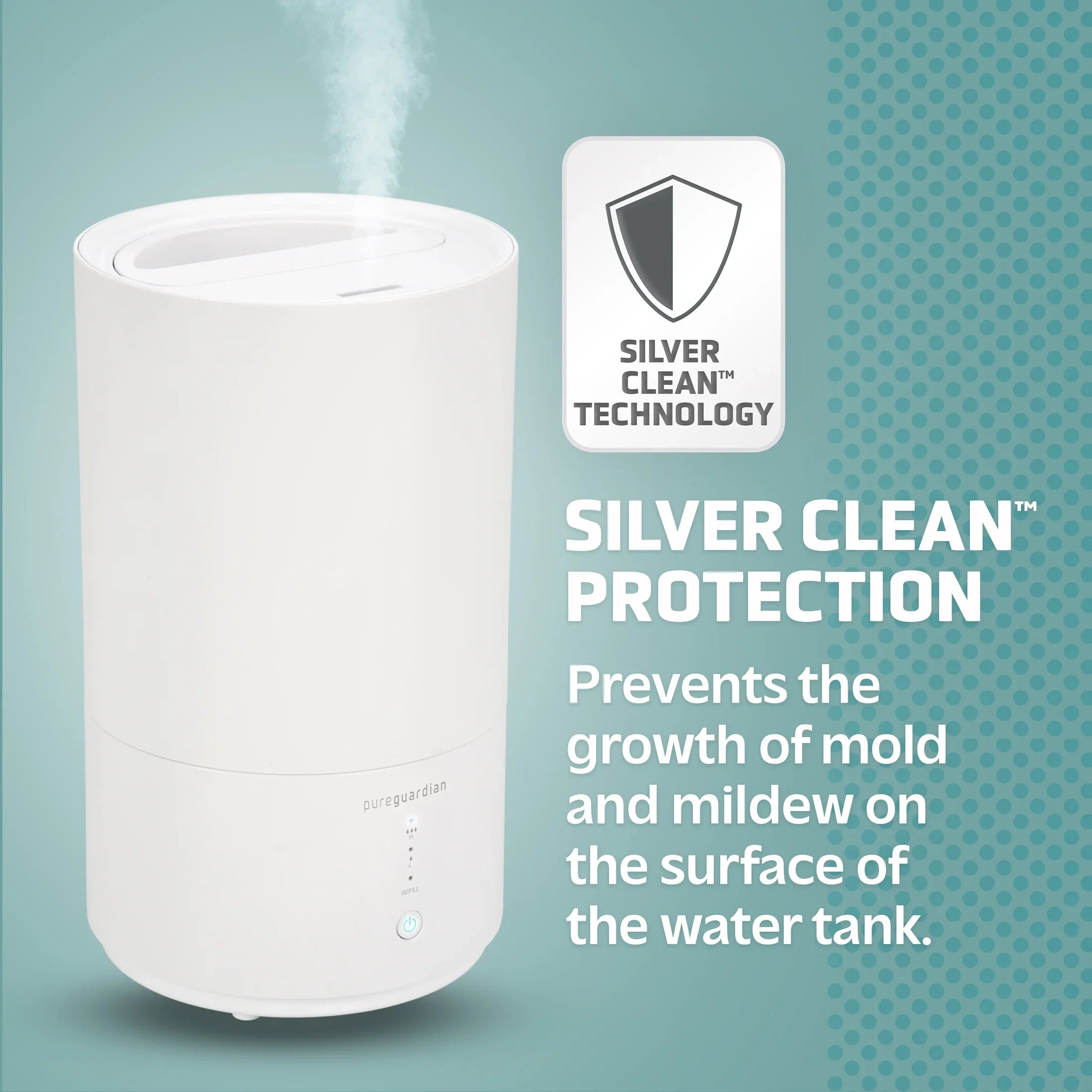 Pure Guardian 30-Hour 0.80 Gal. Cool Mist Ultrasonic Humidifier with Aroma Tray, 330 Sq. ft. H950AR