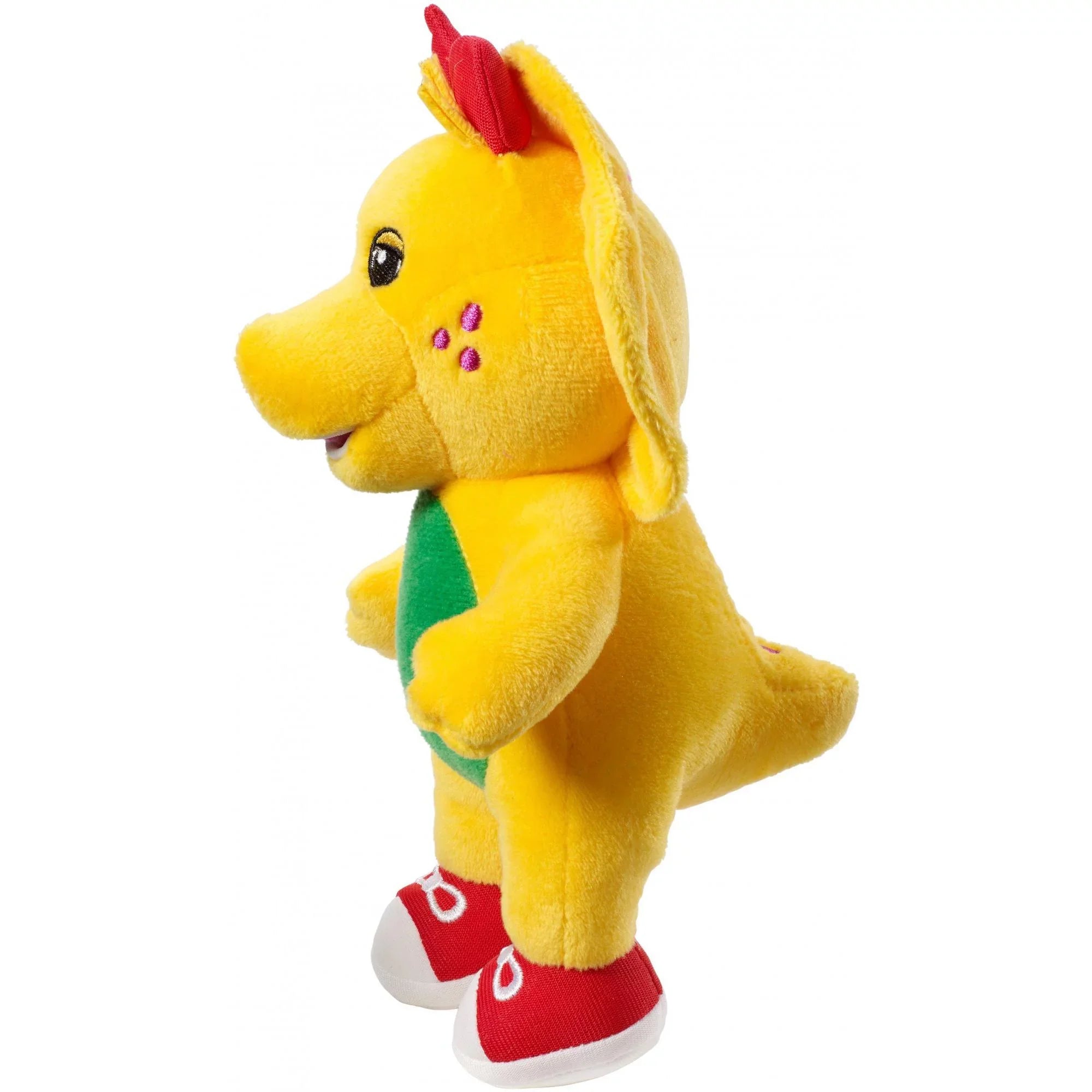 Barney Buddies BJ Yellow & Green Plush Dinosaur Figure