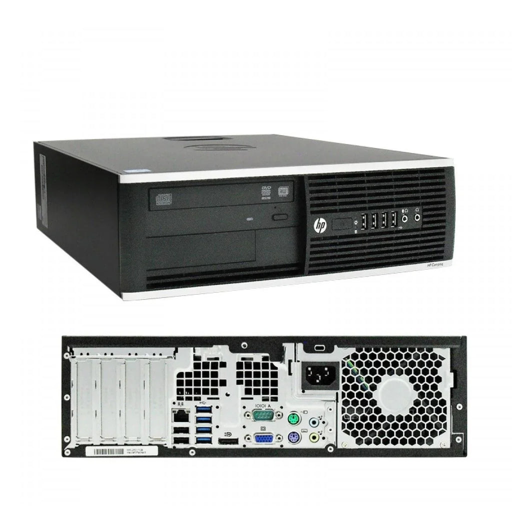 Hp Elite 8100 SFF Dual Core i5 3.2Ghz 8GB RAM 500Gb SSD WiFi Windows 10 Home Desktop Computer - 1 Year Warranty