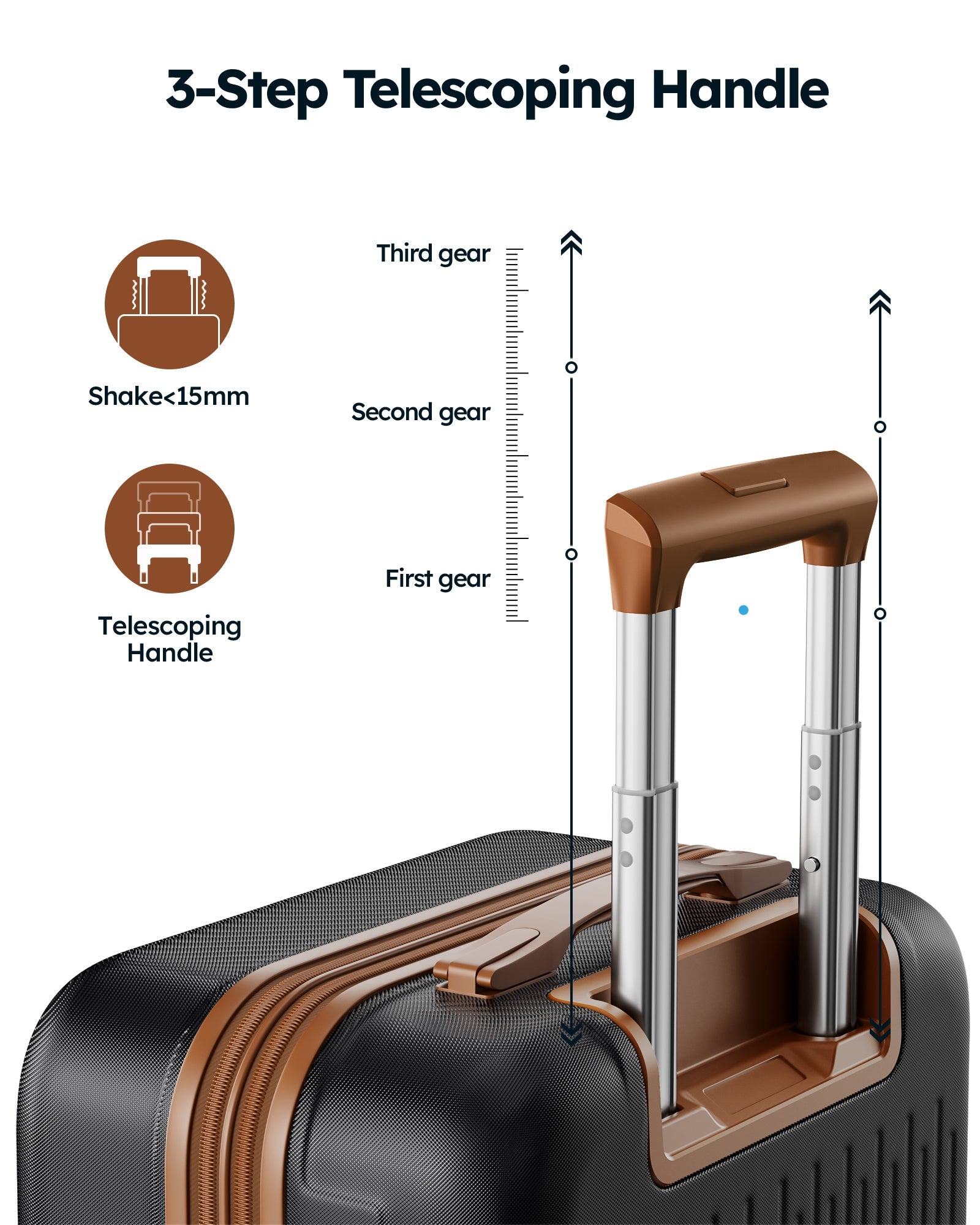 Crtynell 20-Inch Carry on Expandable Luggage with TSA Lock Airline Approved Suitcase with Spinner Wheels