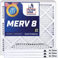 Filter King 24x64.5x1 Air Filter | 4-PACK | MERV 8 HVAC Pleated A/C Furnace Filters | MADE IN USA | Actual Size: 24 x 64.5 x .75"