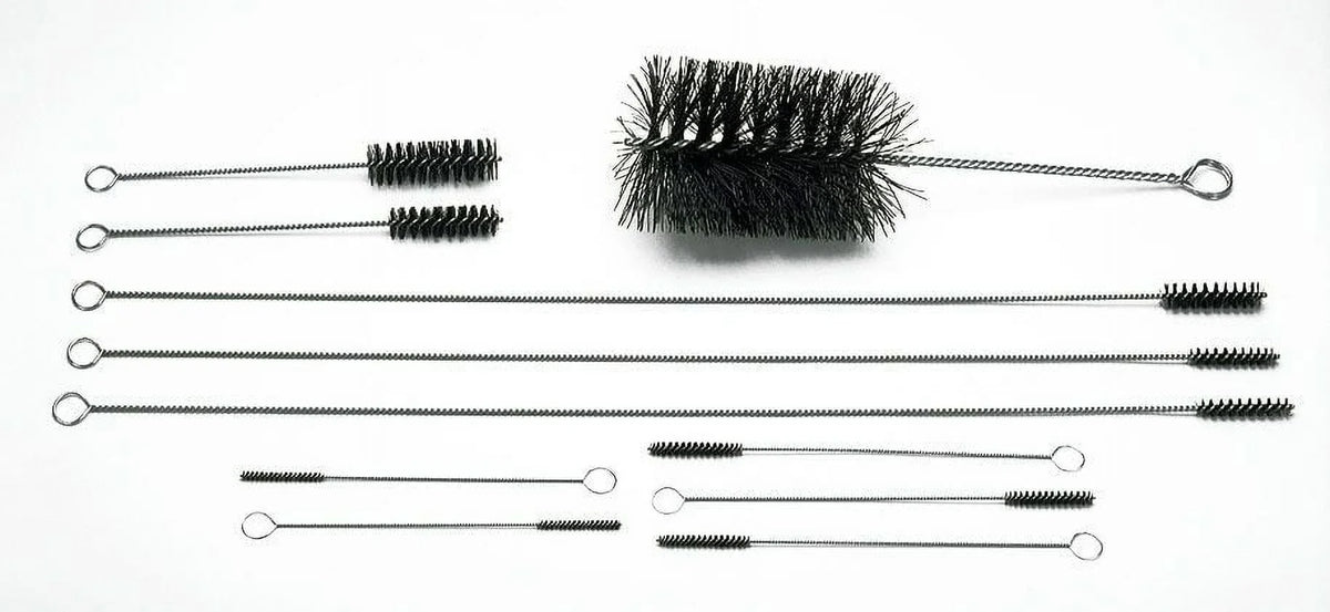 Moroso 61820 All Purpose Engine Cleaning Kit w/ 12 Nylon Wire Brushes, Black