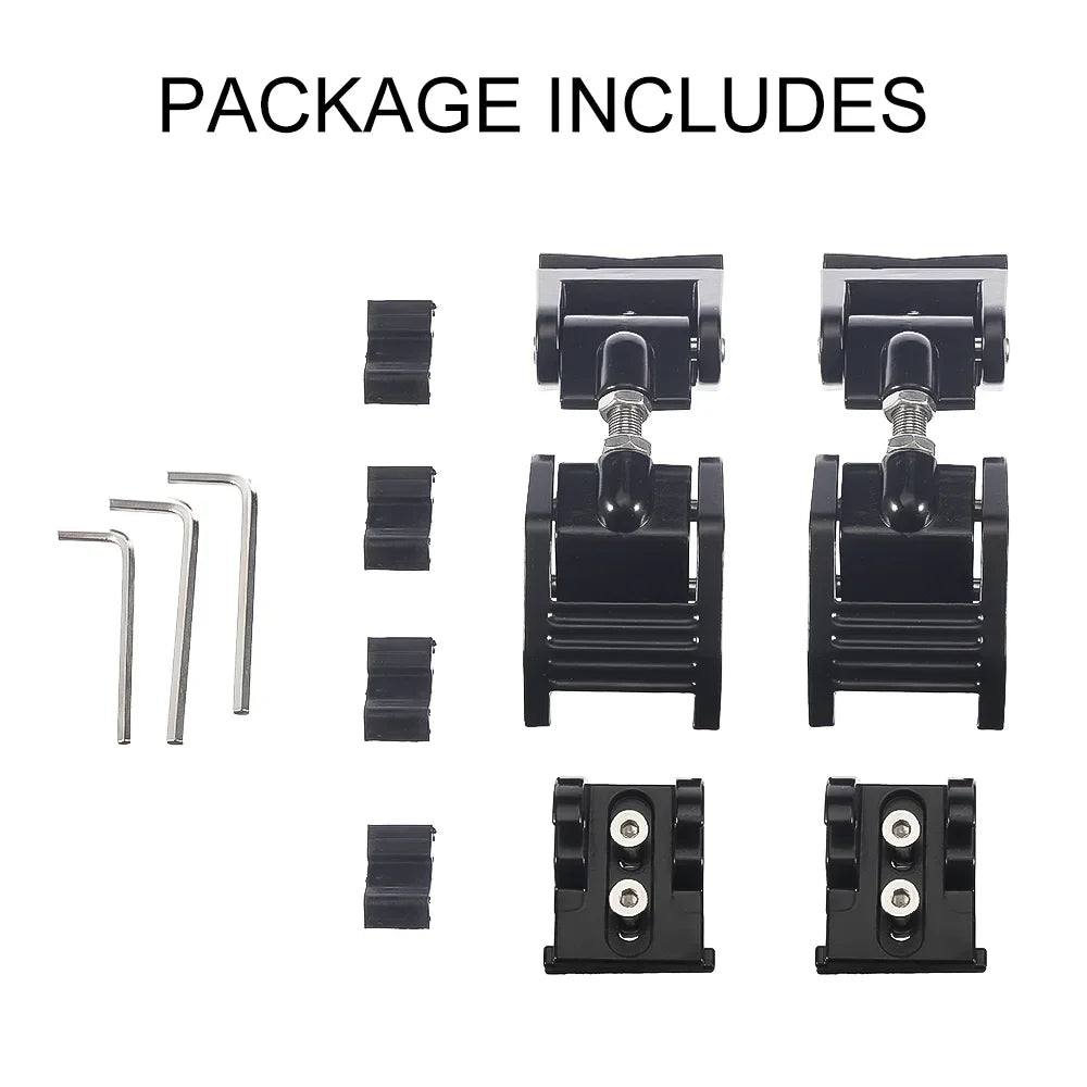 G·PEH 2x Hood Latch Locking Hood Catch For 2007-2018 Jeep Wrangler JK JKU Black