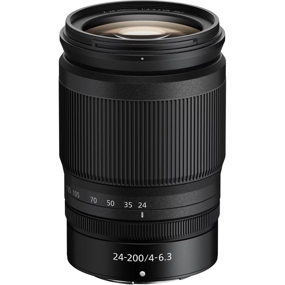Nikon Z6 II Mirrorless Camera with 24-200mm f/4-6.3 VR Lens + 24-70mm f/4 S Lens + Flash + 64GB Kit