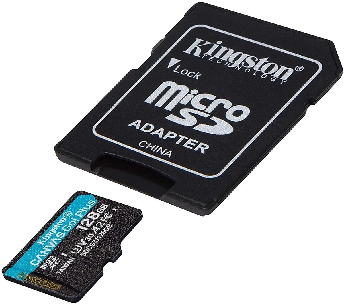 Kingston 128GB Canvas Go Plus ro SDXC Works with Rexing Dash Camera V1, V1-4K, V5, V1GW (SDCG3/128GB) Cl 10