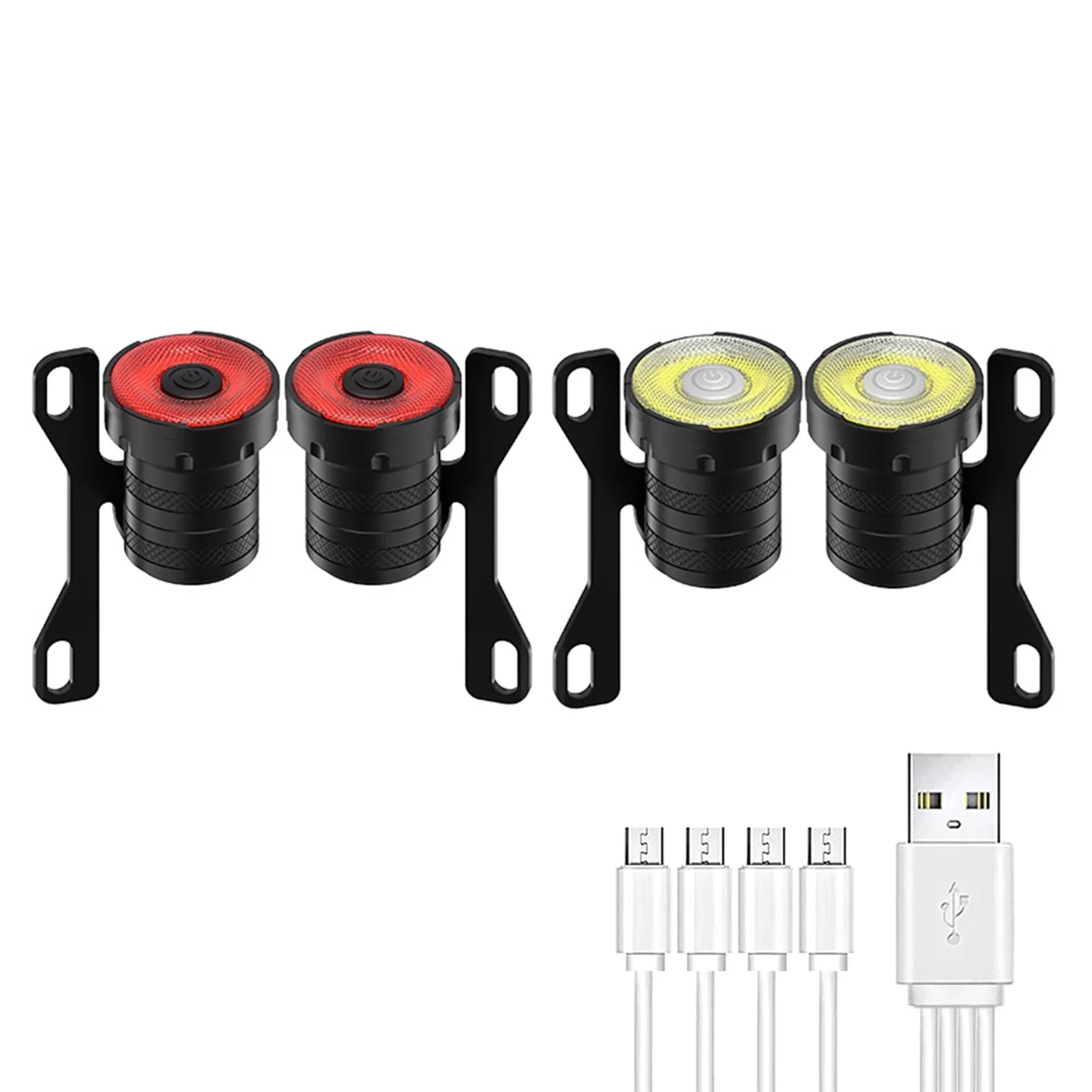 GoolRCwmdj Skateboard USB Rechargeable Skateboard Longboard Front and Rear Set with 4-in-1 Charging Cable