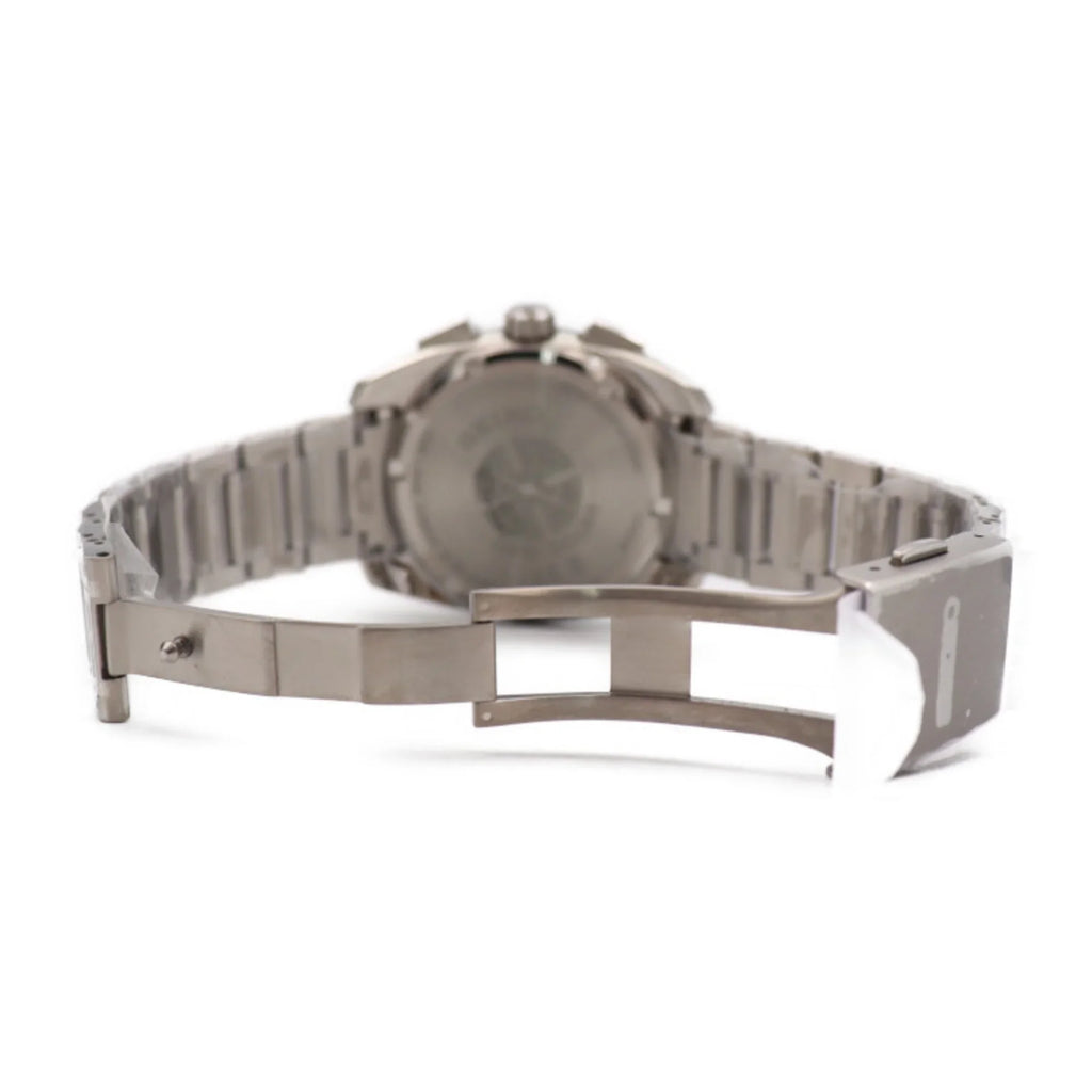 Pre-Owned SEIKO ASTRON Watch 5X53-0AV0/SBXC067 Titanium Silver Black Dial GPS Solar Radio Chronograph (Like New)