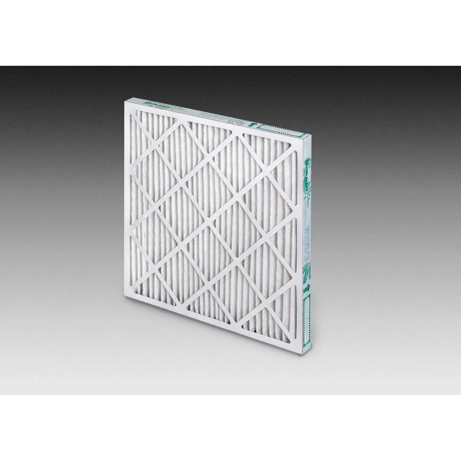 Global Industrial LEED Compliant Pleated Air Filter, MERV 13, 25"Wx20"Hx2"D, Lot of 12