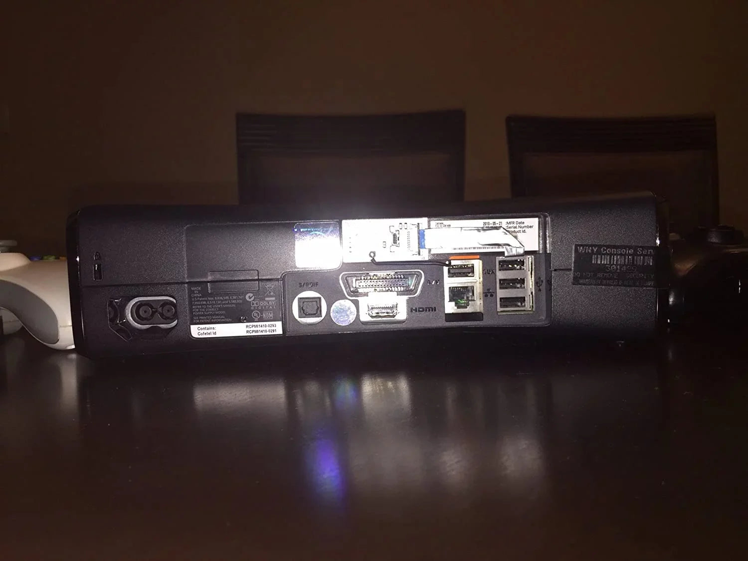 Restored Microsoft Xbox 360 System 250GB Matte Black Console (Refurbished)