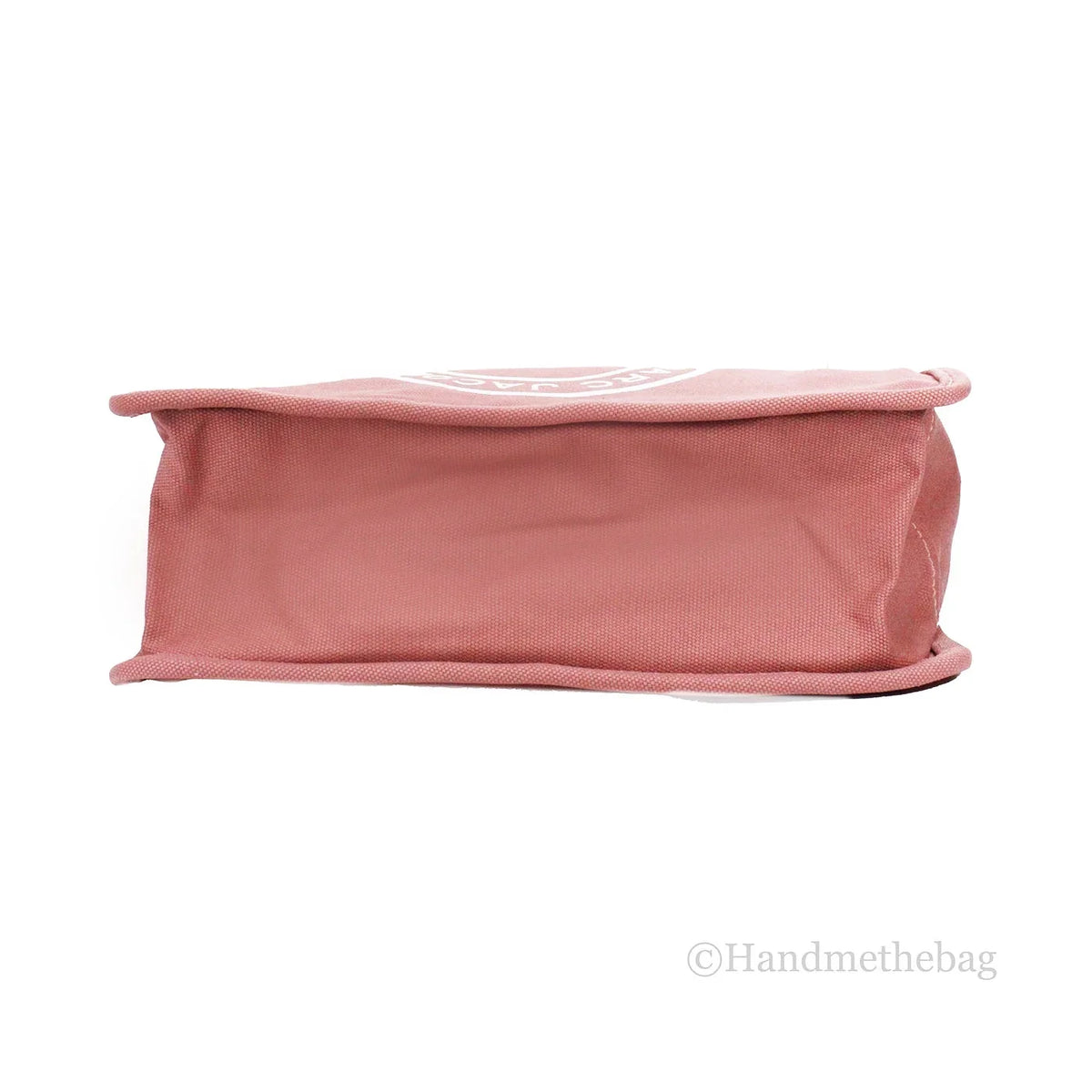Marc Jacobs Medium Dusty Rose Canvas Fabric Shoulder Convertible Tote Purse Bag