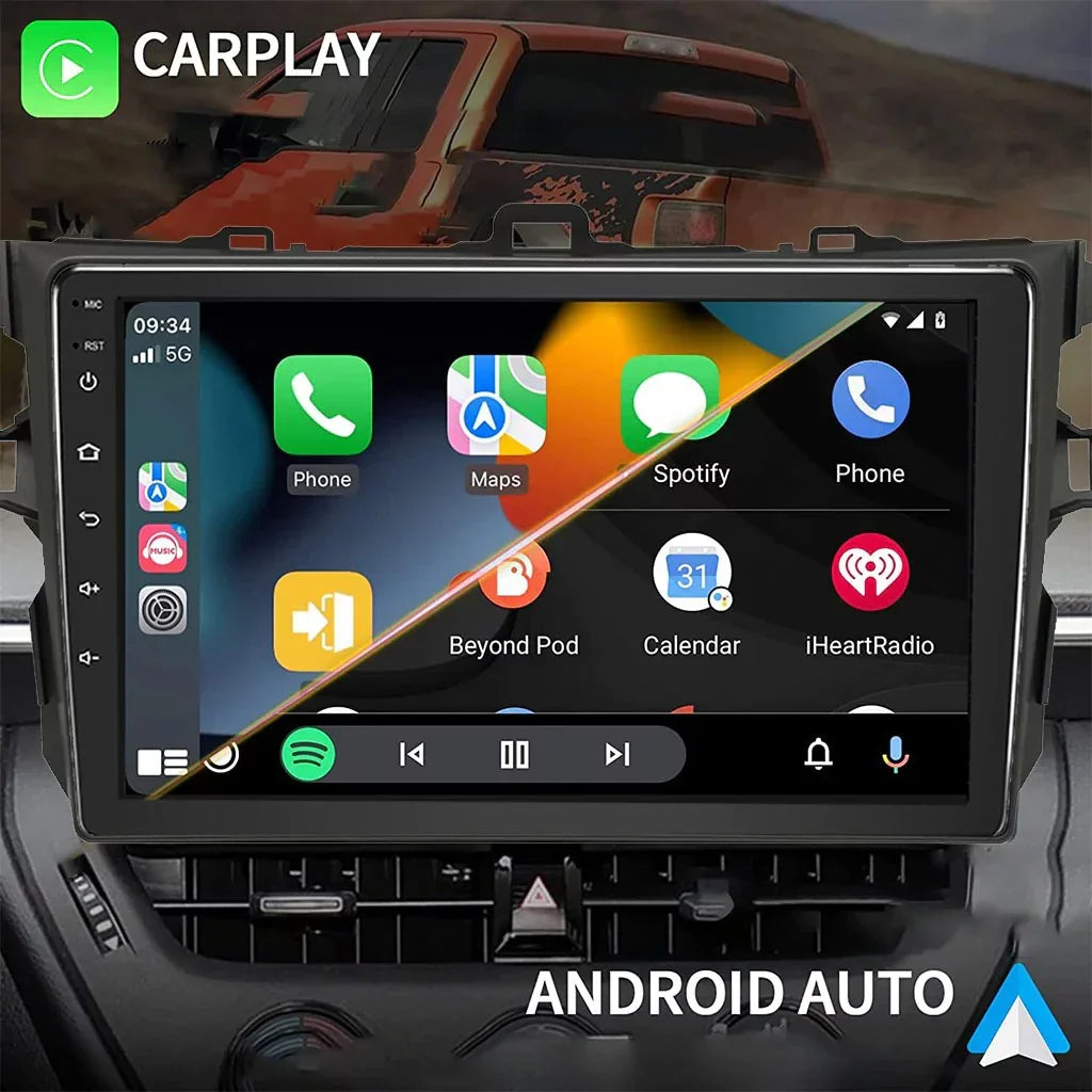 Binize Car Stereo for Toyota Corolla 08-12 Android 12 Suitable with CarPlay&Android Auto,9 Inch Touch Screen Double Din Car Radio Support Bluetooth, GPS Navigation, FM&AM, Backup Camera