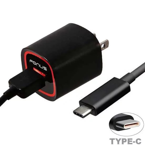 USB Cable 2.4A Home Charger w Holster Leather Case Belt Clip for Motorola Revvlry Plus, Moto G7 - OnePlus 6T, 6 - Razer Phone 2 - Samsung Galaxy S9 Plus S22 Plus S10 Plus Shield FieldPro