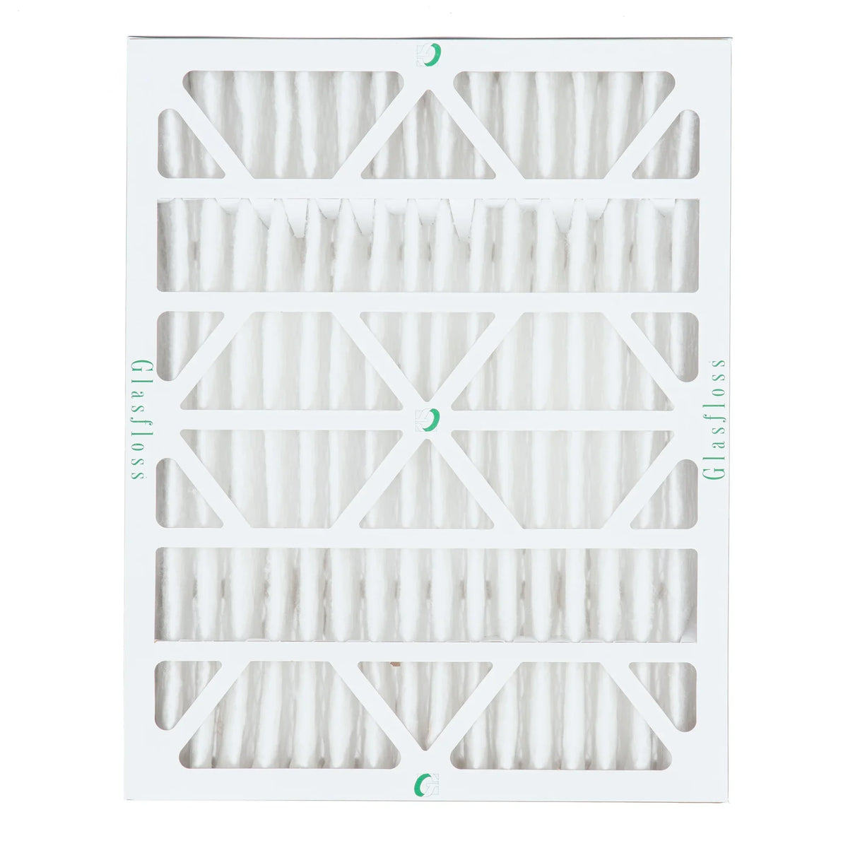 16x20x4 MERV 10 Pleated HVAC Air Filters by Glasfloss. ( Quantity 5 ) Exact Size: 15-1/2 x 19-1/2 x 3-3/4