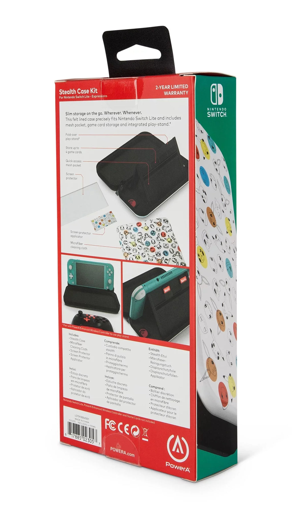 PowerA Stealth Case Kit for Nintendo Switch Lite - Pokémon Expressions
