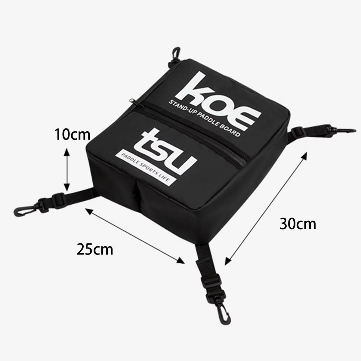 Paddle Board Deck Bag PU with Carry Handle for Surfing Kayaking Party