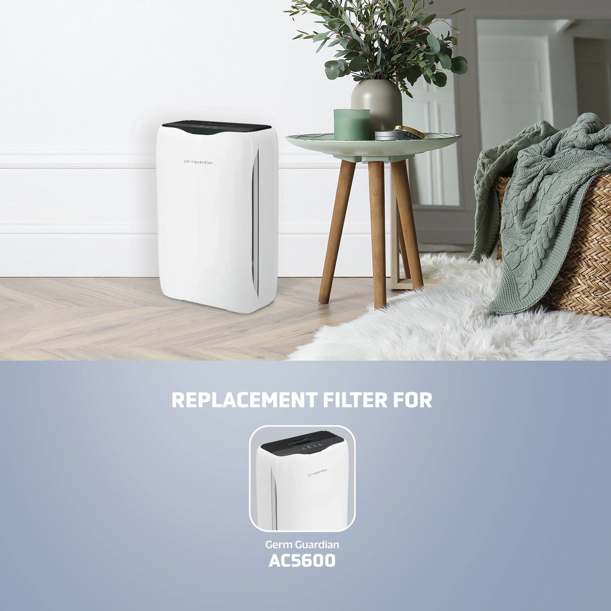 GermGuardian Filter N True HEPA Pure Replacement Filter for AC5600 Air Purifier, FLT5600