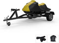 Environment Jet Ski Coating for Yamaha EXR 2020 - Yellow/Black Color - All Environment - Trailerable - Protects from Rain, Sun, UV Rays, and More! Includes Trailer Straps and Storage Bag