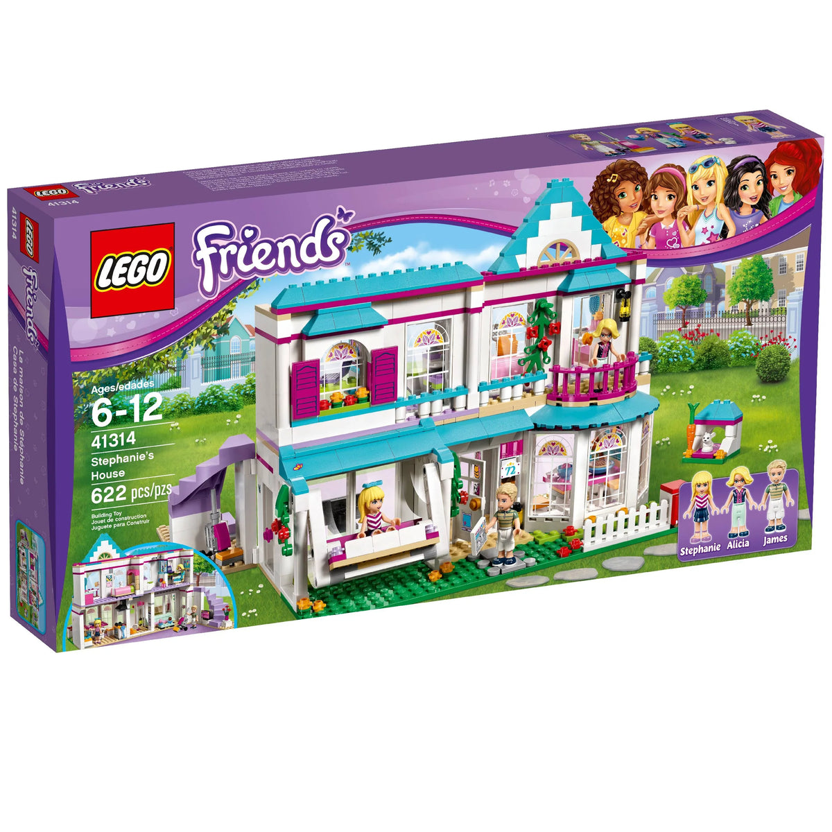 LEGO Friends Stephanie's House 41314 Toy Dollhouse Playset (622 pcs)